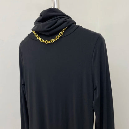 Women's High-neck Long Dress Fashion Week