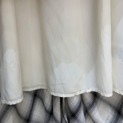 cotton retro checkered style dress summer