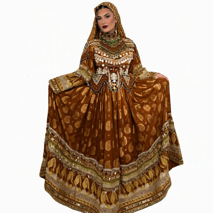 2026 New Designs Afghani Dresses for Women's Frock Sets Breathable Multicolor Long Length Custom Sizes Wedding Party Wear Adults