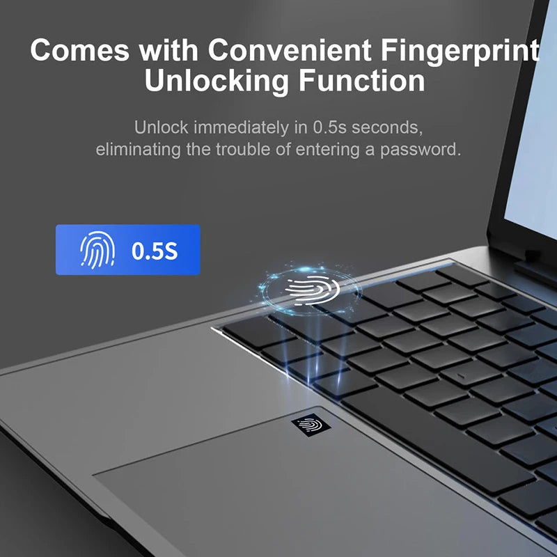Bulk Supply Laptop Gamer 15.6inch 12GB 16GB 256GB  N5095 N5105 N95 Gaming Laptops with Fingerprint Notebook Computers