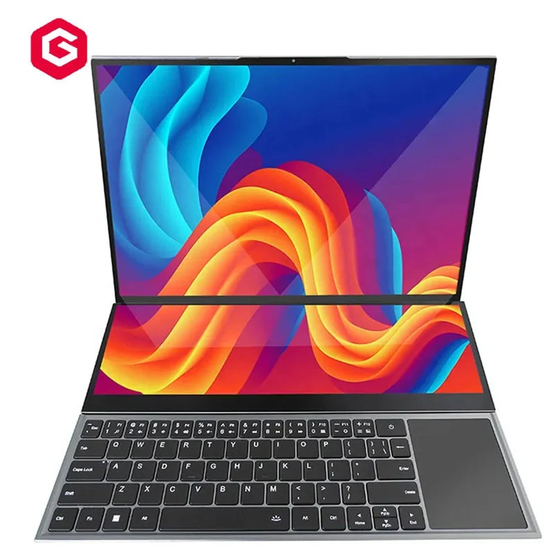 Most Popular Laptops 2025 16inch Factory Ordinateur Portable Core I7 Laptop Dual Screen Business Notebook