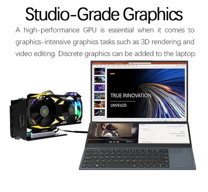 Brand New CPU I7-9850H Win11 Laptop Dual Screen 16+14inch Touchscreen 1920x1200 Gaming Laptops Computer Pc