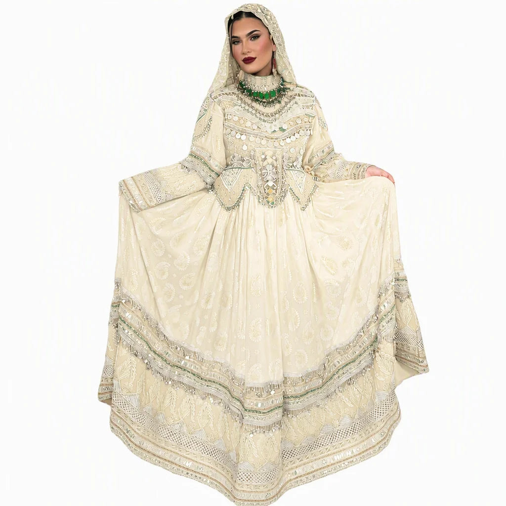 2026 New Designs Afghani Dresses for Women's Frock Sets Breathable Multicolor Long Length Custom Sizes Wedding Party Wear Adults