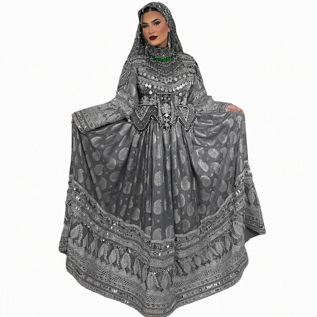 2026 New Designs Afghani Dresses for Women's Frock Sets Breathable Multicolor Long Length Custom Sizes Wedding Party Wear Adults