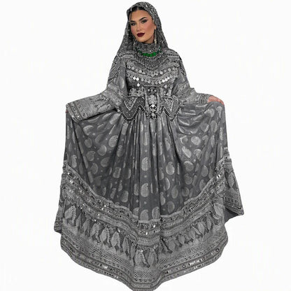 2026 New Designs Afghani Dresses for Women's Frock Sets Breathable Multicolor Long Length Custom Sizes Wedding Party Wear Adults