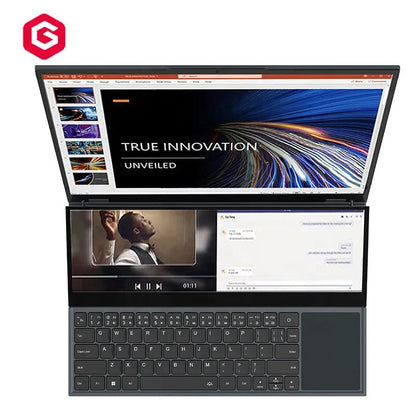 Most Popular Laptops 2025 16inch Factory Ordinateur Portable Core I7 Laptop Dual Screen Business Notebook