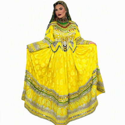 2026 New Designs Afghani Dresses for Women's Frock Sets Breathable Multicolor Long Length Custom Sizes Wedding Party Wear Adults