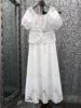 High Quality Designer Clothes Set 2026 Summer Fashion Skirt Suit Women Hollow Out Embroidery White Tops Blouse+Long Skirt Sets