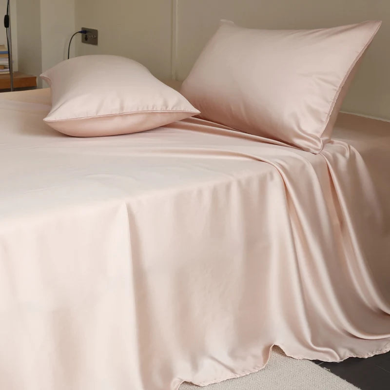 100% Silk Bed Sheet Set Luxury Mulberry