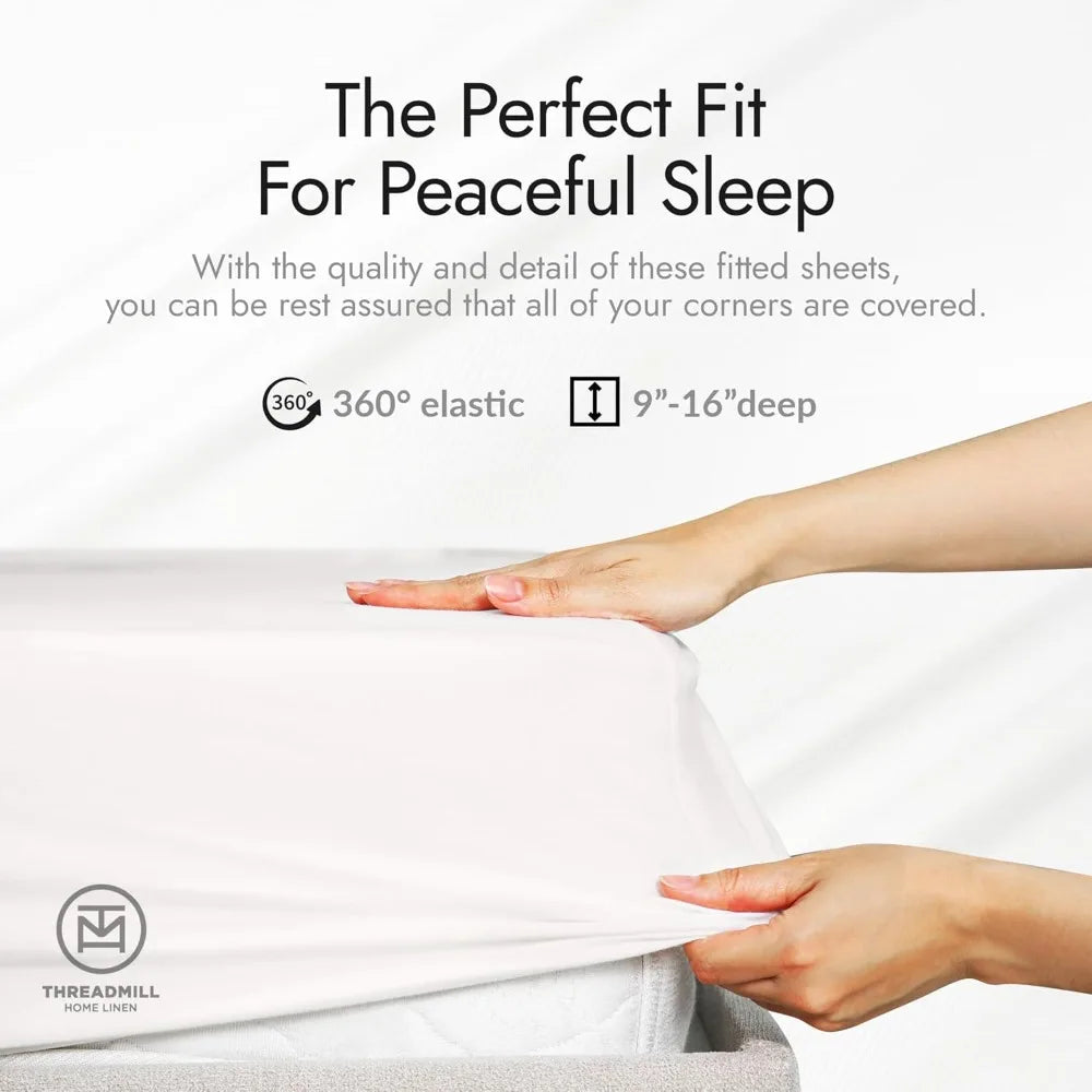 King Size Bamboo Sheet Set - 4 Piece, Silky