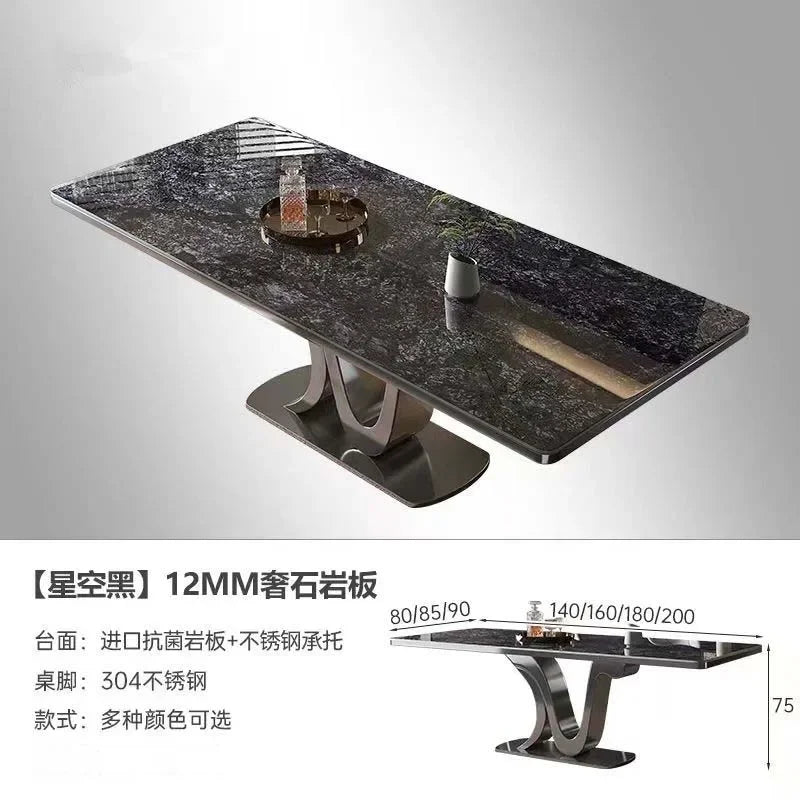 Modern Living Room Table Rectangular Legs