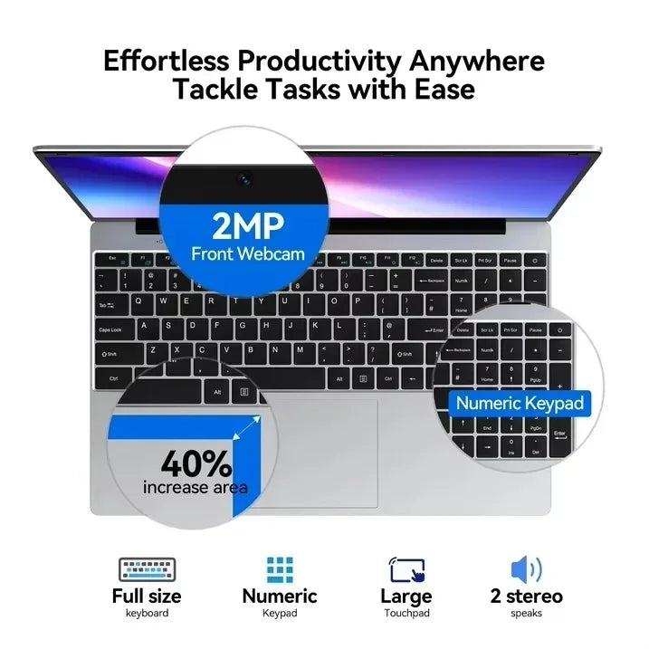 15.6"  Portable Laptop Intel Core i9 10980HK  Windows 11 32GB 1TB 2TB Computer PC 1920*1080 HD Gamer office Notebook
