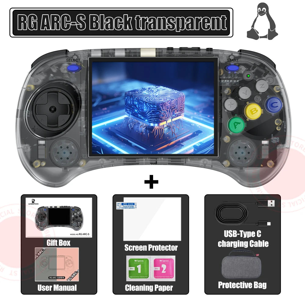 ANBERNIC RG ARC Retro Games RK3566 4.0INCH