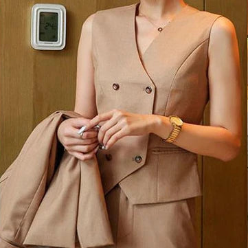 Women's 2 Pant Set Luxury Outfits Aesthetic Business