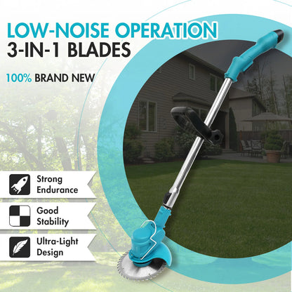 Cordless Lawn Mower Electric Grass Trimmer 12V