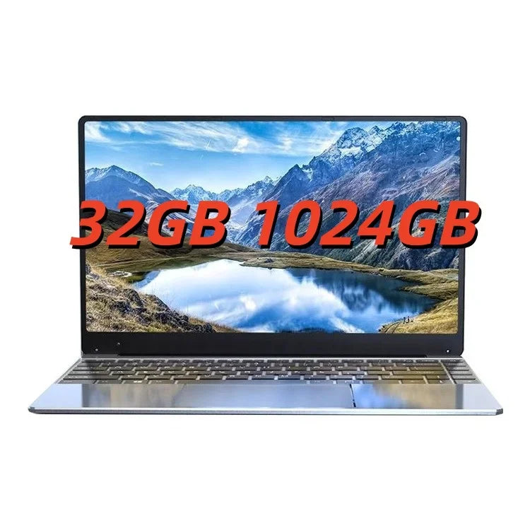 Durable Trendy Original 15.6" Laptop 120Hz Ultra-clear FHD IPS Screen Intel N95 5000mAh 32GB/2TB SSD Backlit Keyboard