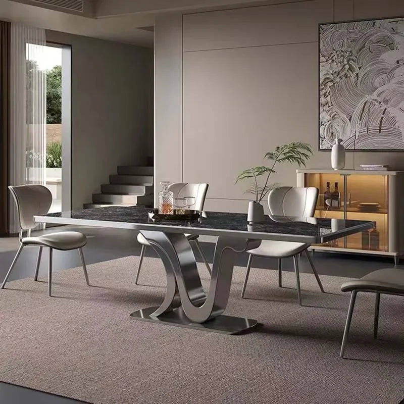 Modern Living Room Table Rectangular Legs