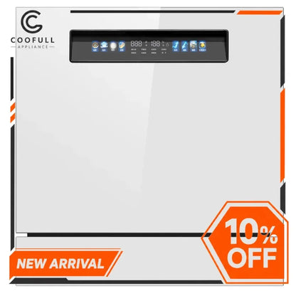14 Sets Built In Dishwasher Stainless Steel Automatic PTC Hot Air Drying Kitchen Appliance Embedded Dish Washing Machine