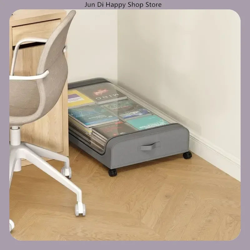 Bed Bottom Storage Box with Wheels Underbed