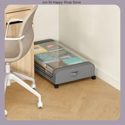 Bed Bottom Storage Box with Wheels Underbed