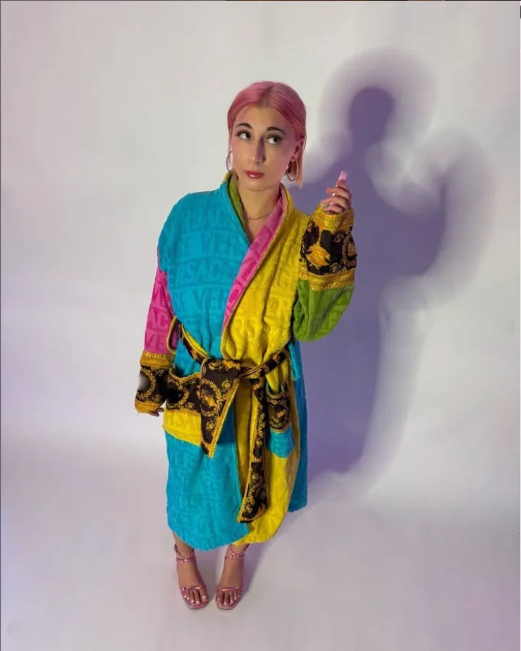 Luxury Plush Unisex Bathrobe with Sash Pockets