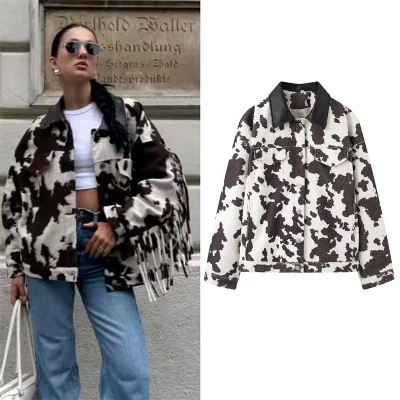 Women's Coat 2025 Winter New Style Red-Brown