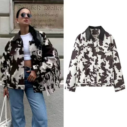 Women's Coat 2025 Winter New Style Red-Brown