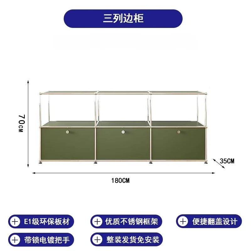 Kitchen Cabinet Modern Simplicity Olive Green