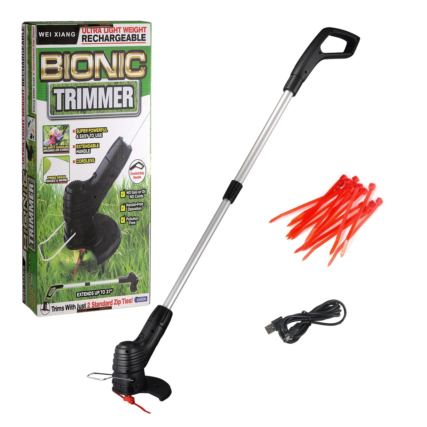 Garden Home Use Portable Retractable pole Electric Lawn Mower