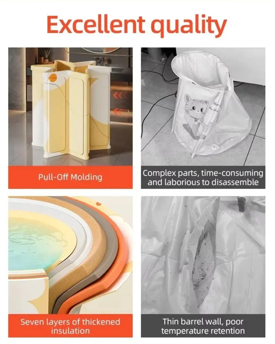 New foldable bathtub for adults, home use, ,SPA