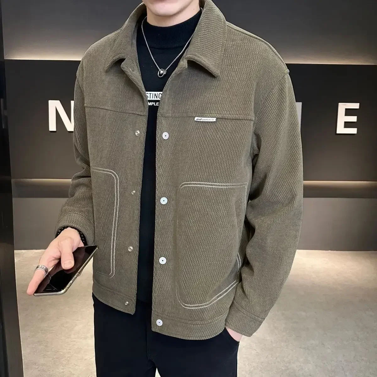 Jacket for Men High Quality Man Coat