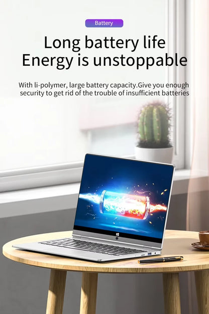 Portable 2 in 1 Laptop Computer Intel Core i7-8