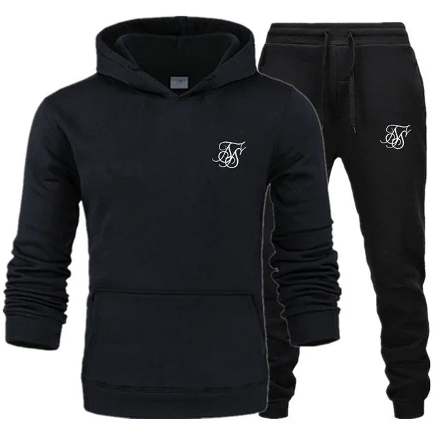Men's sports suit hooded sweatshirt suitable for gym  casual  summer   fashionable street sportswear