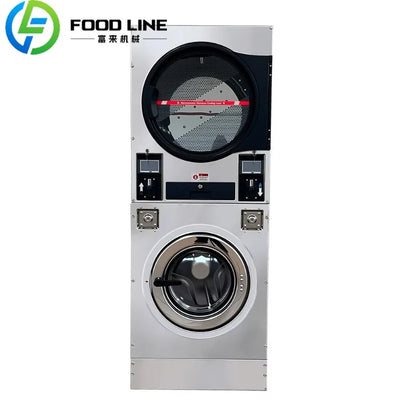 Best Quality Washing and Dryer Machine up Dryer Down Washing Coin-Operated Washing Machine  for Laundromat School