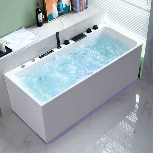 Adults Acrylic Bathtub Bathtub Rectangle Comfortable Massage