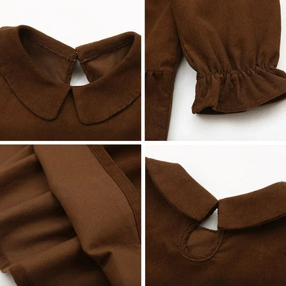 New Corduroy Dress Teen Girl Autumn Winter