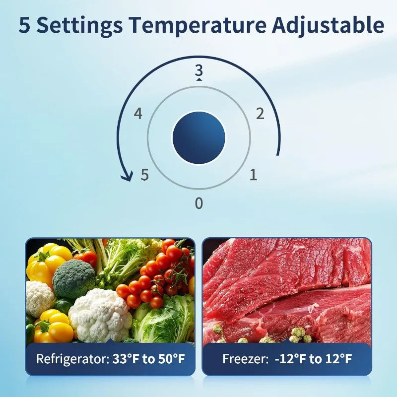 BANGSON 7.7 Cu.Ft Refrigerator with Freezer, Apartment