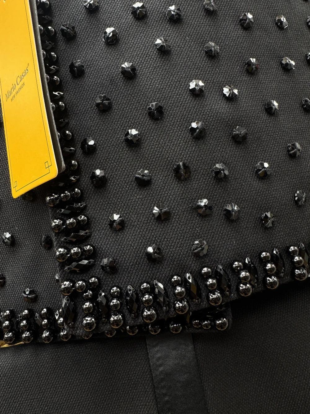 Black Beaded Tuxedo For Man, Decent 2-pieces