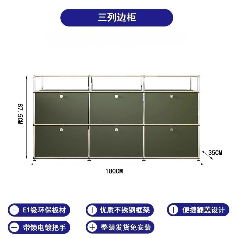 Kitchen Cabinet Modern Simplicity Olive Green