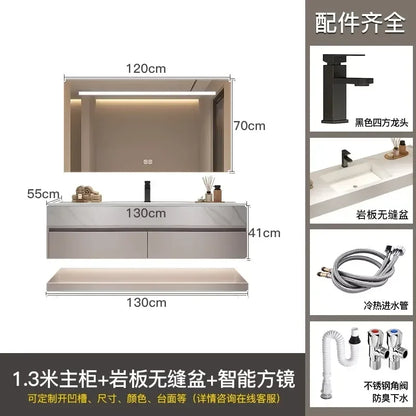 Bathroom Storage Cabinet Single Set Bathroom Vanity Sink Set Modern
