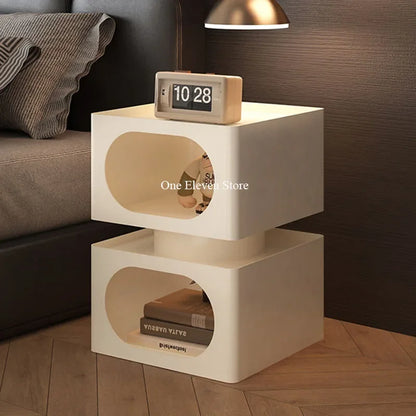 Bedroom Nightstands Side Bed Nordic Modern Corner Low Table Narrow Bedside Table Drawer Mesa De Noche Dormitorio Furniture