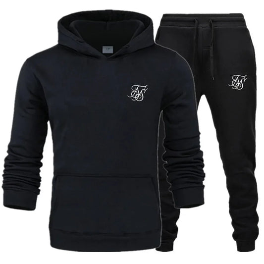 Men's sports suit hooded sweatshirt suitable for gym  casual  summer   fashionable street sportswear