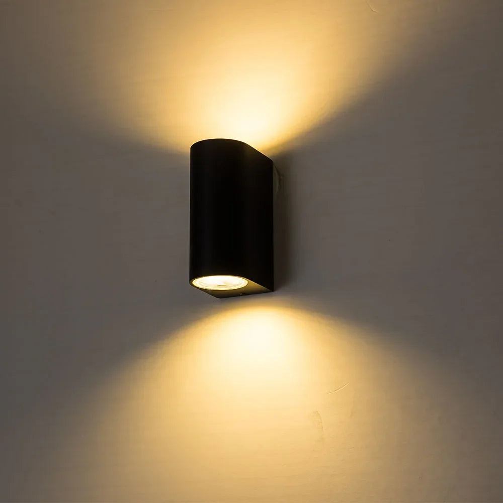 Outdoor Wall Light Garden Lamps 2 Head Outside Up Down