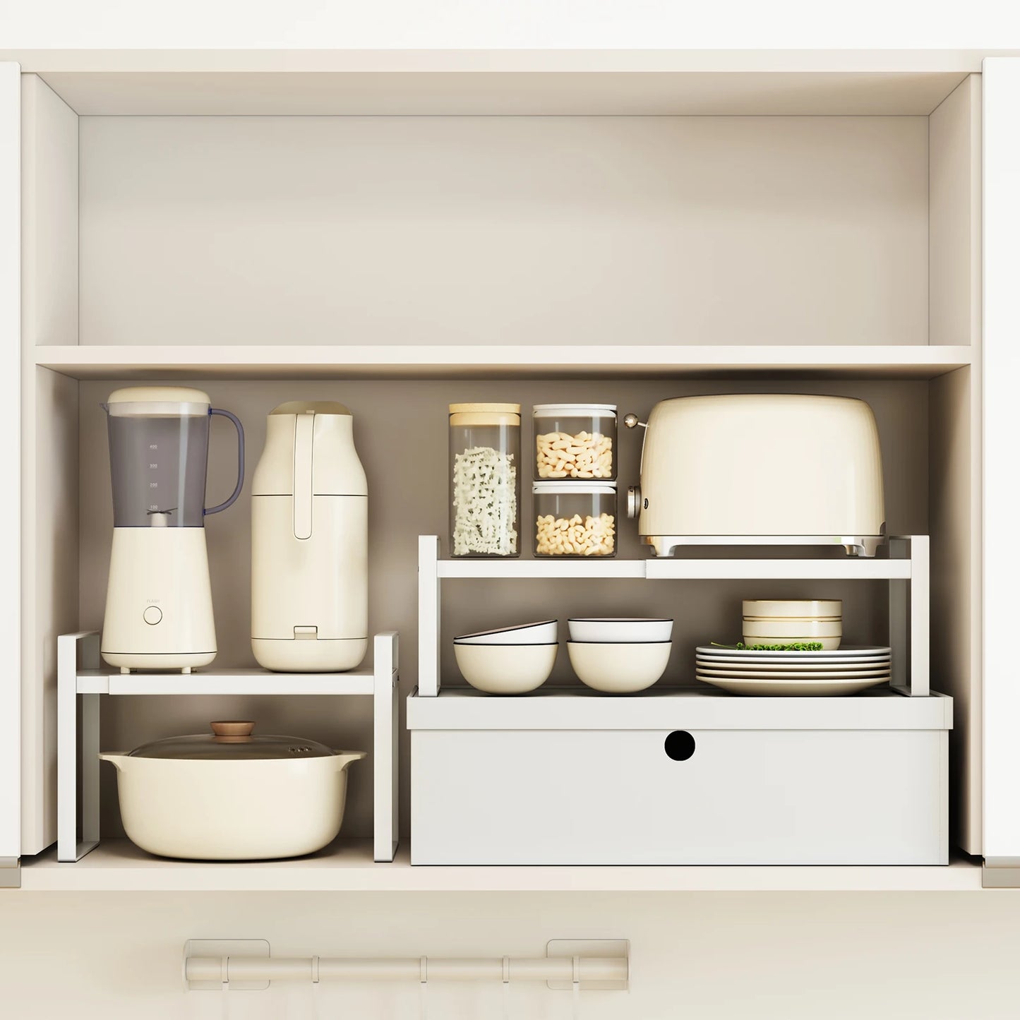 Kitchen Storage Rack under the Sink, Layered Shelf in the Cabinet,