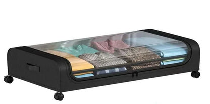 Bed Bottom Storage Box with Wheels Underbed
