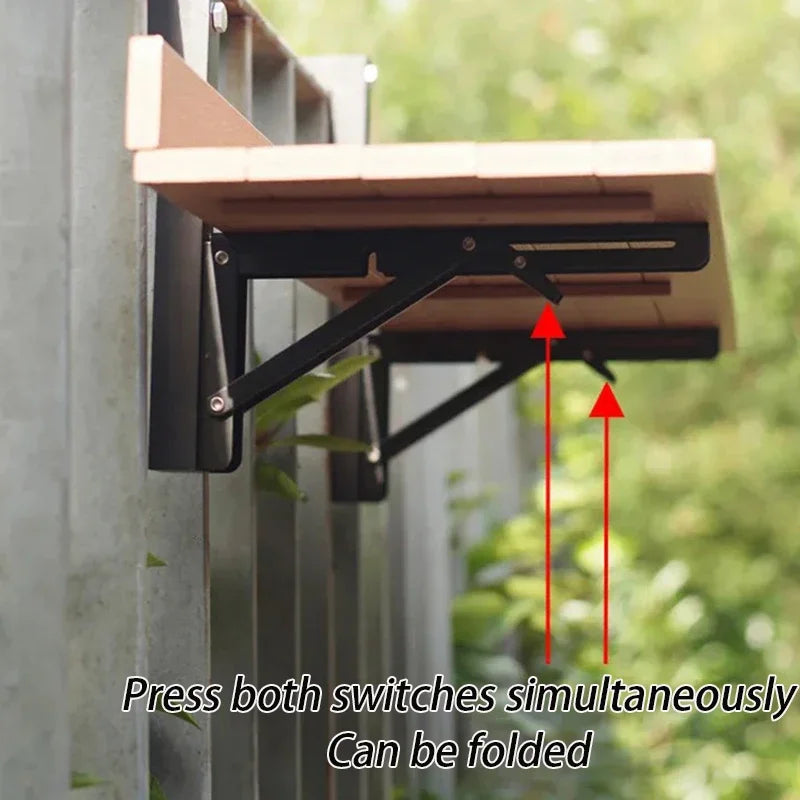Portable Folding Desk Balcony Tables Multifunctional Hanging Railing