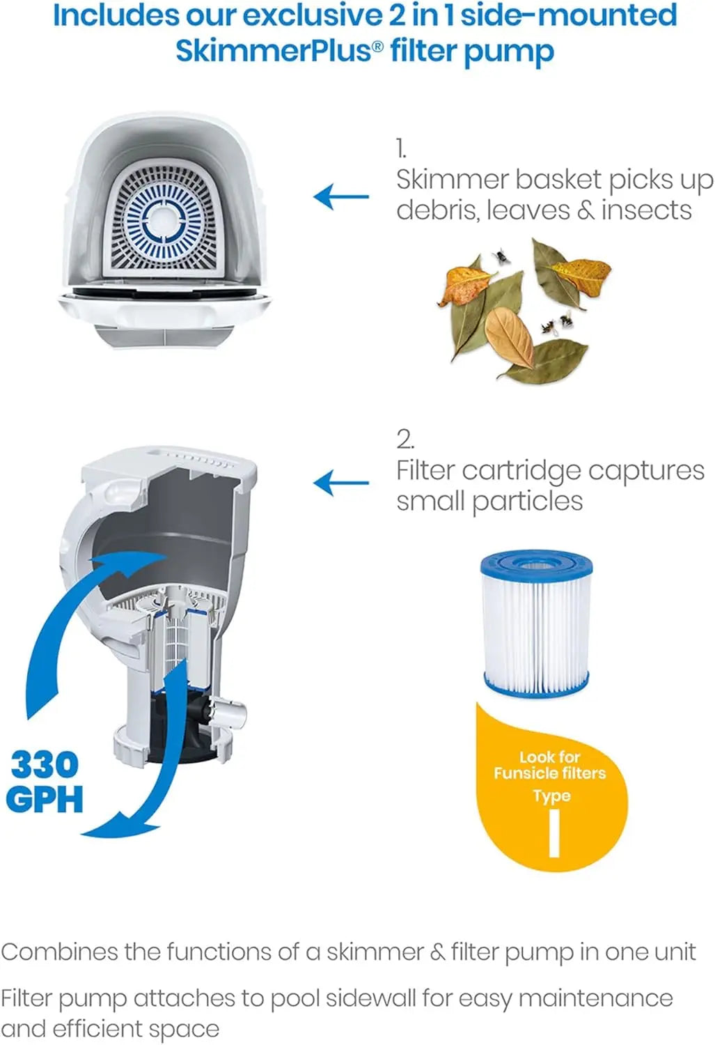 Active 8' x 30" Outdoor Round Frame Above Ground