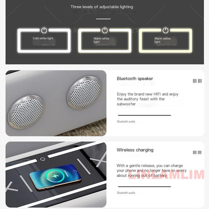 MANBAS Modern Scientific Cloth Sectional Sofa Set