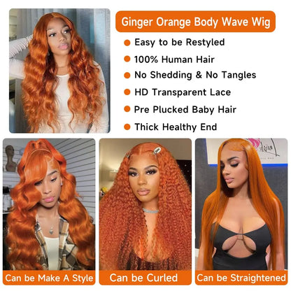 Ginger 13x6 Hd Lace Front Human Hair