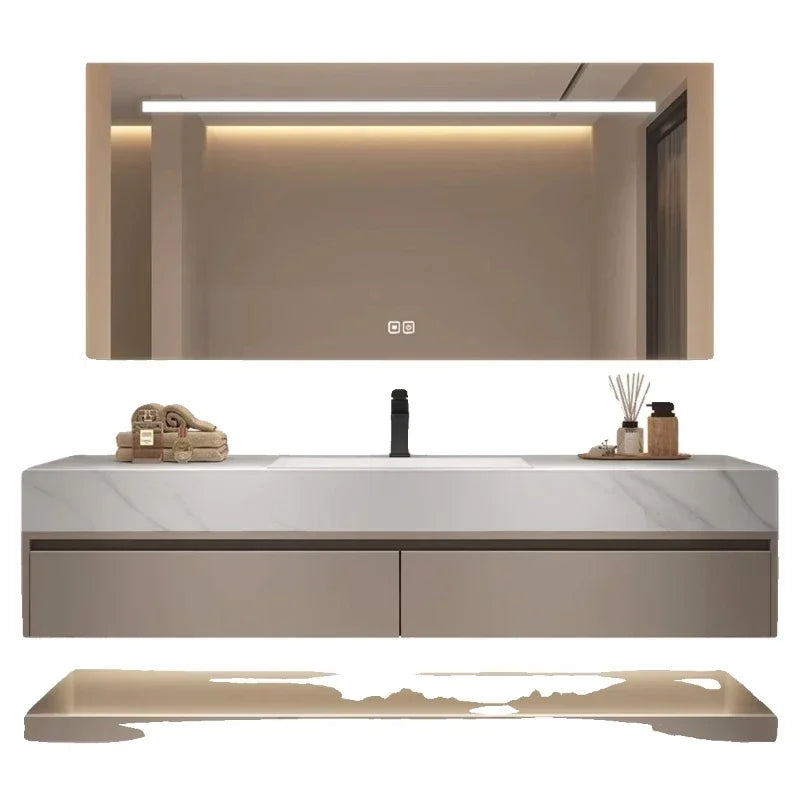 Bathroom Storage Cabinet Single Set Bathroom Vanity Sink Set Modern